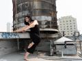 Jenna Valez dancing on a roof
