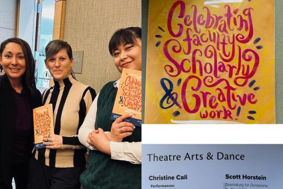 Celebrating Faculty Scholarly Creative Work photo collage