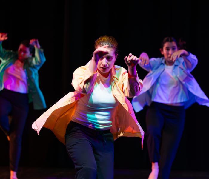 Dancers on stage