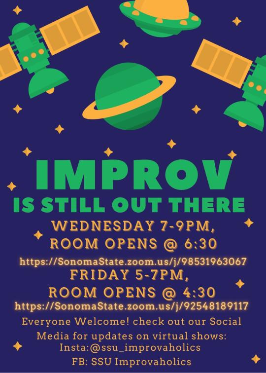 Improvaholics Information Flyer