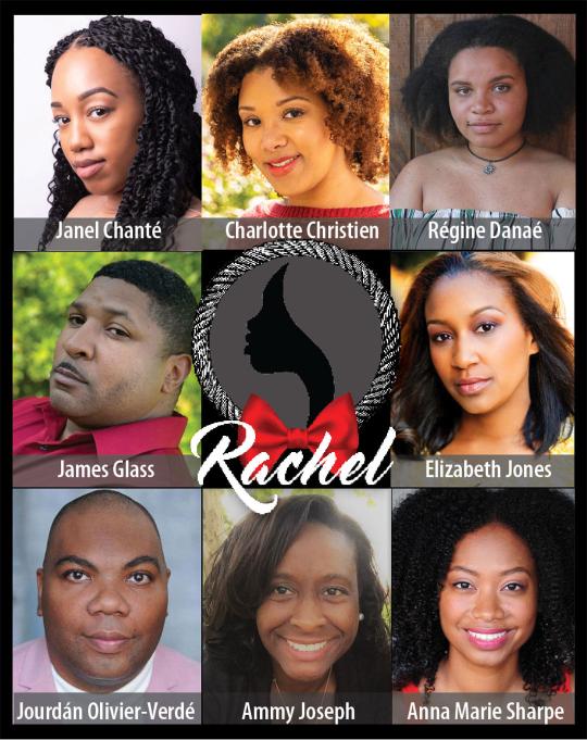 Poster of cast for the SBMT production of "Rachel"